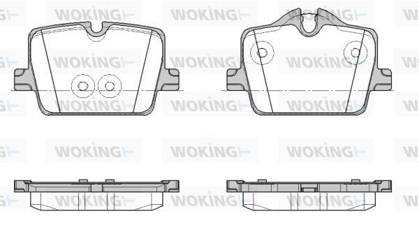 Woking P19743.00 Brake Pad Set, disc brake P1974300