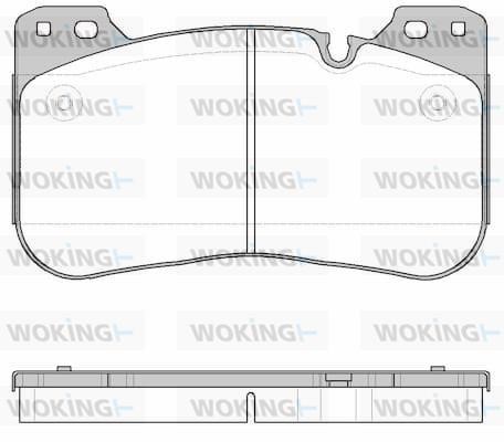 Woking P19343.00 Brake Pad Set, disc brake P1934300