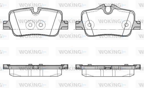 Woking P19733.00 Brake Pad Set, disc brake P1973300