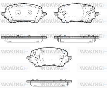 Woking P19853.00 Brake Pad Set, disc brake P1985300