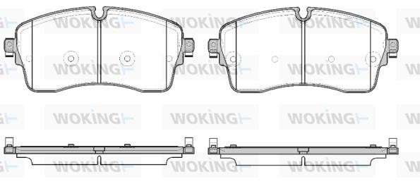 Woking P19153.00 Brake Pad Set, disc brake P1915300