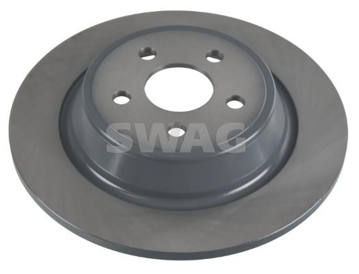 SWAG 33 10 2447 Unventilated brake disc 33102447