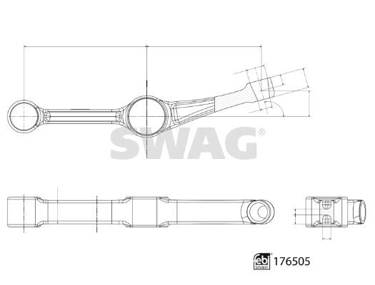 SWAG 33 10 3587 Track Control Arm 33103587