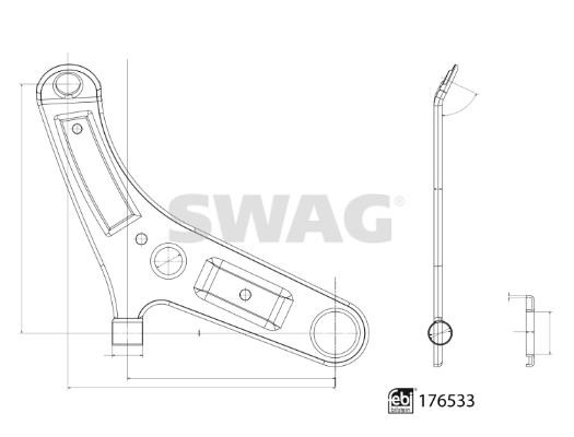 SWAG 33 10 3605 Track Control Arm 33103605