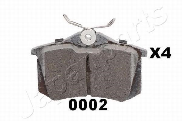 Brake Pad Set, disc brake Japanparts PP0002AF