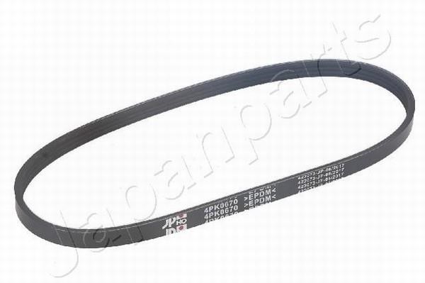 Japanparts DV-4PK0670 V-Ribbed Belt DV4PK0670