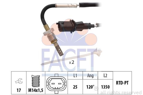 Facet 22.0230 Exhaust gas temperature sensor 220230