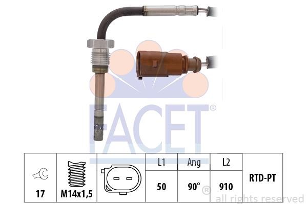 Facet 22.0242 Exhaust gas temperature sensor 220242