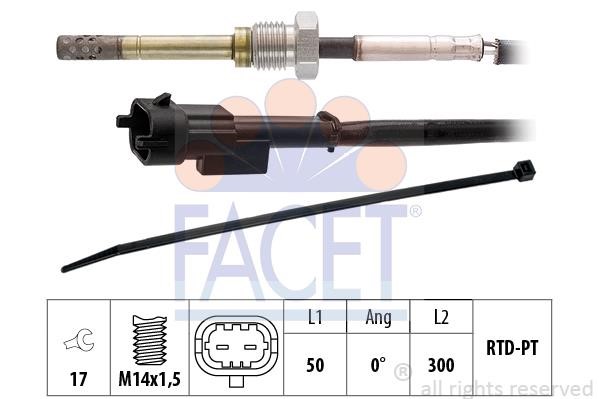 Facet 22.0228 Exhaust gas temperature sensor 220228