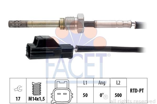 Facet 22.0171 Exhaust gas temperature sensor 220171