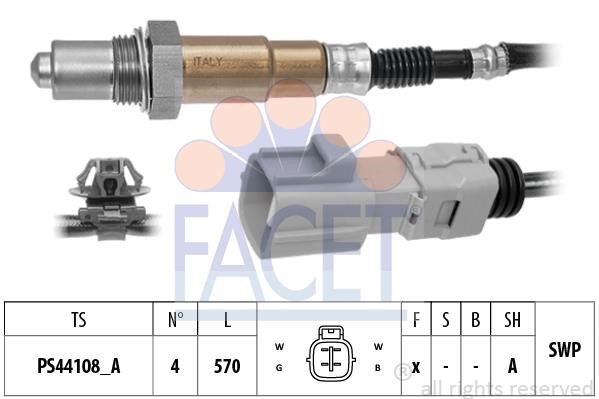 Facet 10.8557 Lambda sensor 108557