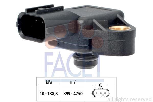 Facet 10.3394 Air Pressure Sensor, height adaptation 103394