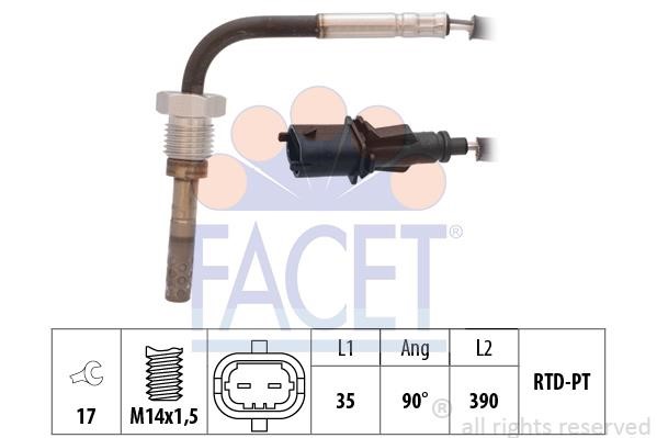 Facet 22.0177 Exhaust gas temperature sensor 220177