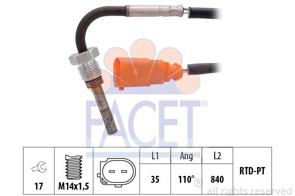 Facet 22.0247 Exhaust gas temperature sensor 220247