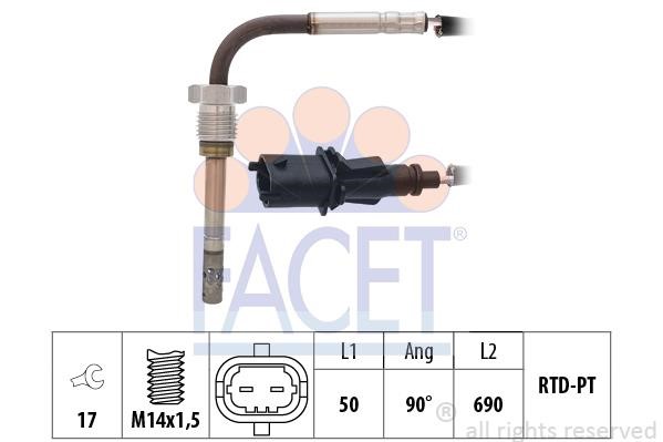 Facet 22.0169 Exhaust gas temperature sensor 220169