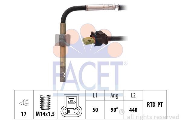 Facet 22.0194 Exhaust gas temperature sensor 220194