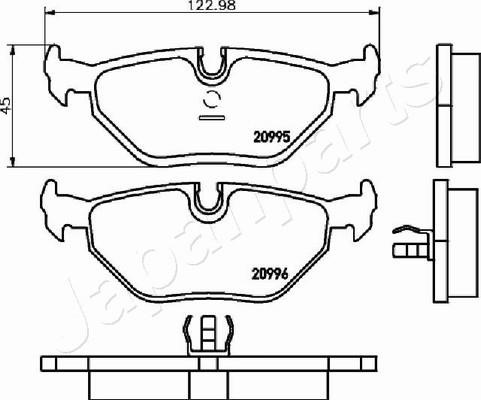 Buy Japanparts PP-0106AF at a low price in United Arab Emirates!