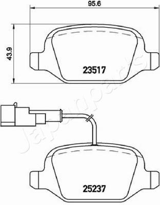 Buy Japanparts PP-0207AF at a low price in United Arab Emirates!