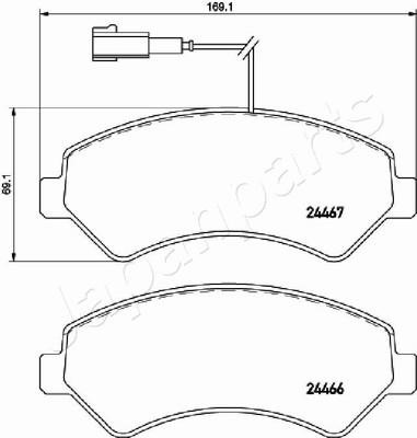 Buy Japanparts PA-0625AF at a low price in United Arab Emirates!