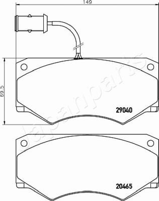 Buy Japanparts PA-0232AF at a low price in United Arab Emirates!