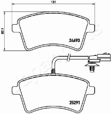 Buy Japanparts PA-0721AF at a low price in United Arab Emirates!