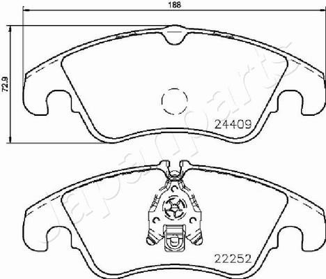 Buy Japanparts PA-0916AF at a low price in United Arab Emirates!