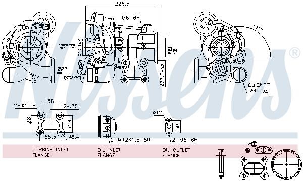 Nissens Turbocharger – price 2057 PLN