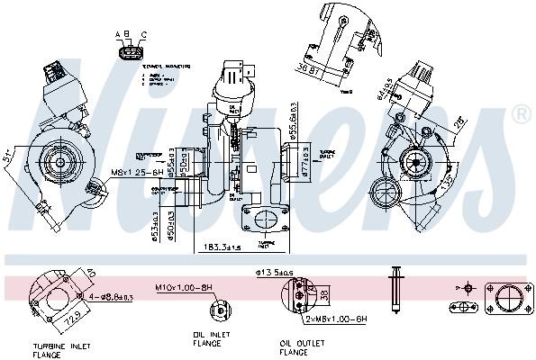 93455 Nissens Turbocharger
