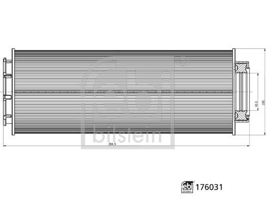 febi 176031 Fuel filter 176031 176031 febi Fuel filter