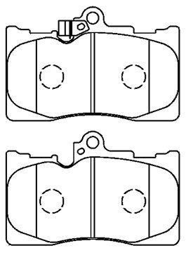 Aisin A1N166 Brake Pad Set, disc brake A1N166