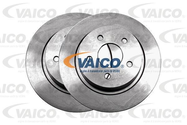 Vaico V2580025 Rear brake disc, non-ventilated V2580025