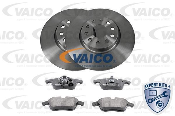 Vaico V10-6620 Front ventilated brake discs with pads, set V106620