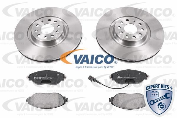 Vaico V10-6628 Front ventilated brake discs with pads, set V106628