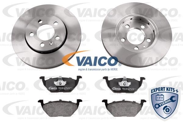 Vaico V10-5590 Front ventilated brake discs with pads, set V105590