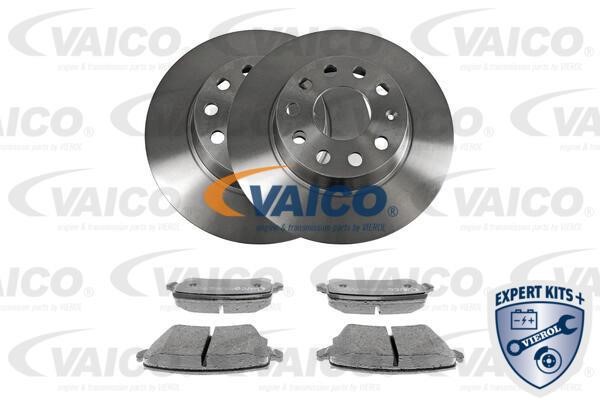 Vaico V10-6621 Rear brake disc, non-ventilated V106621