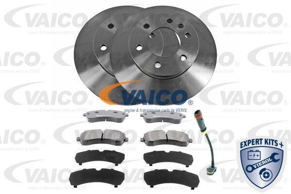 Vaico V10-6747 Front ventilated brake discs with pads, set V106747