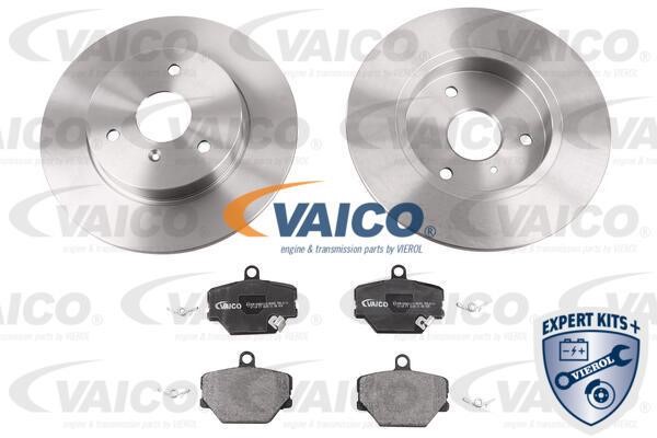 Vaico V30-3409 Brake discs with pads front non-ventilated, set V303409