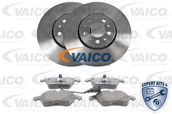 Vaico V10-6740 Brake discs with pads rear non-ventilated, set V106740