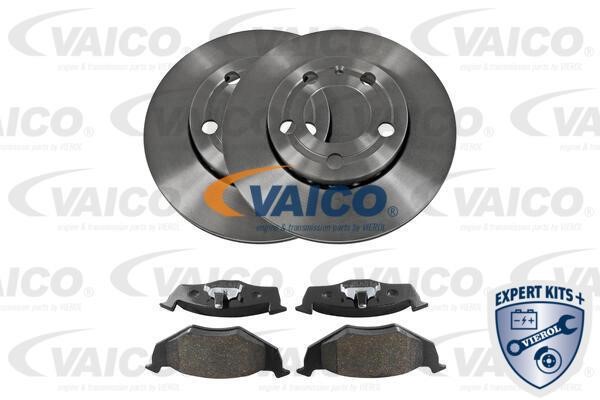 Vaico V10-6632 Front ventilated brake discs with pads, set V106632