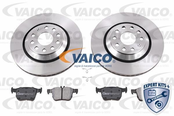 Vaico V10-6630 Rear ventilated brake discs with pads, set V106630