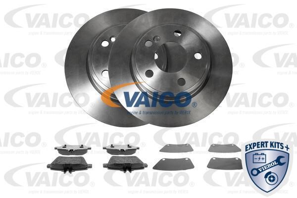 Vaico V30-3686 Brake discs with pads rear non-ventilated, set V303686