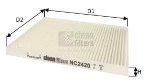NC2420 Clean filters Cabin filter