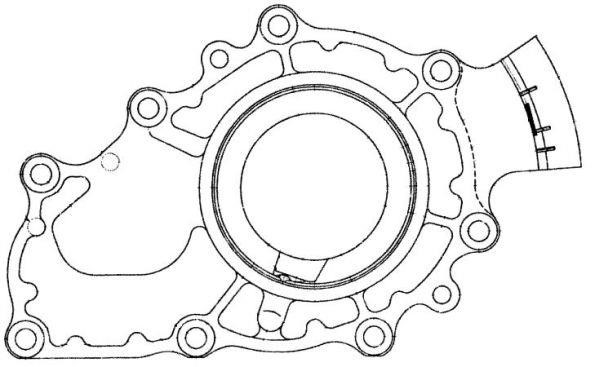 Aisin TCT-077 Front engine cover TCT077