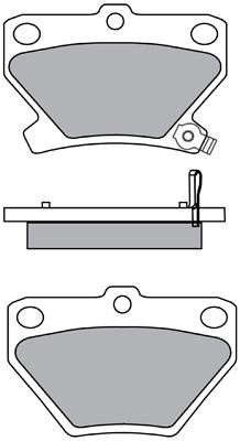 Aisin ASN-2100 Brake Pad Set, disc brake ASN2100