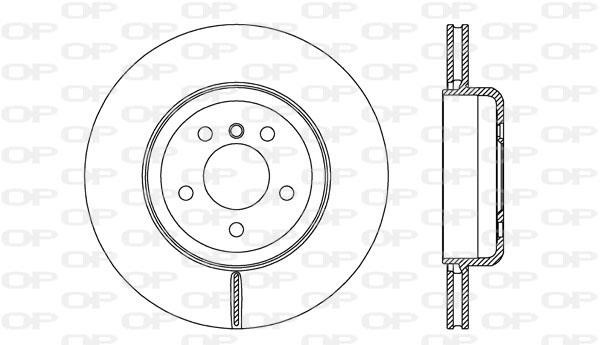Open parts BDR274620 Brake disc BDR274620