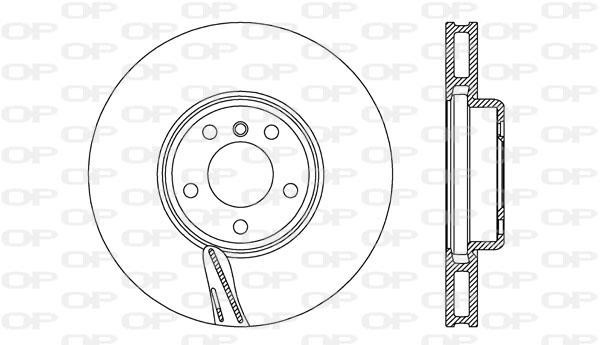 Open parts BDR274420 Brake disc BDR274420