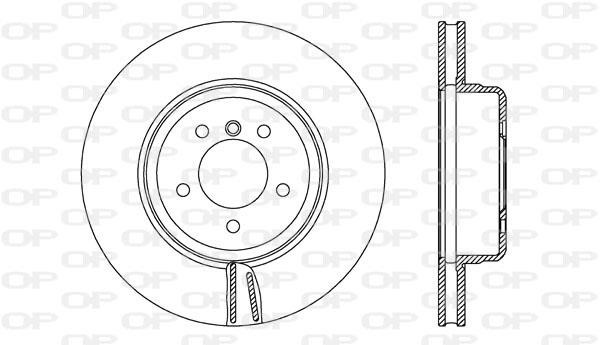 Open parts BDR275320 Brake disc BDR275320