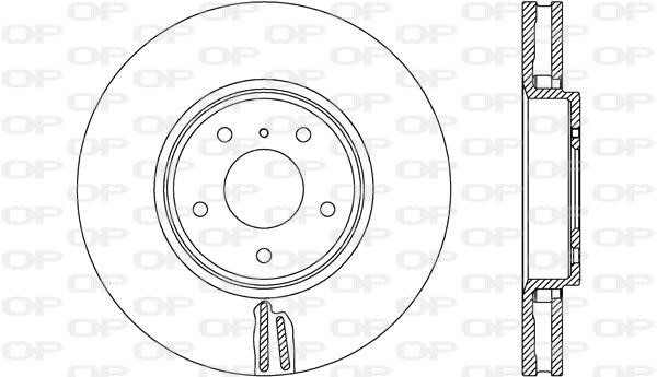 Open parts BDR275620 Brake disc BDR275620