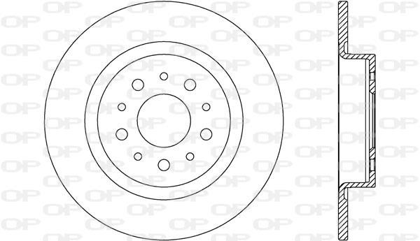 Open parts BDA274010 Brake disc BDA274010