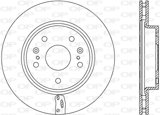 Open parts BDA277420 Brake disc BDA277420